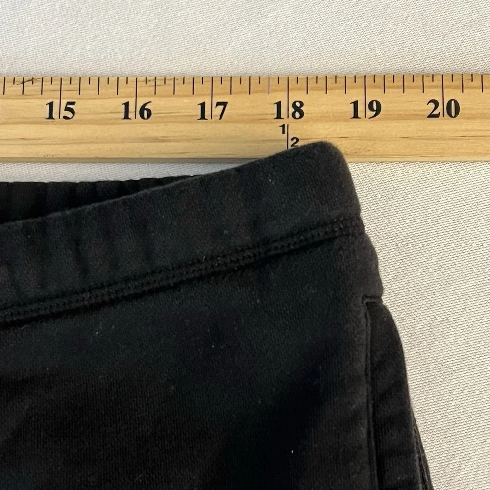 FIGS Jogger Sweatpants Men Black Drawstring Fleece Stretch Pants Size XL‎